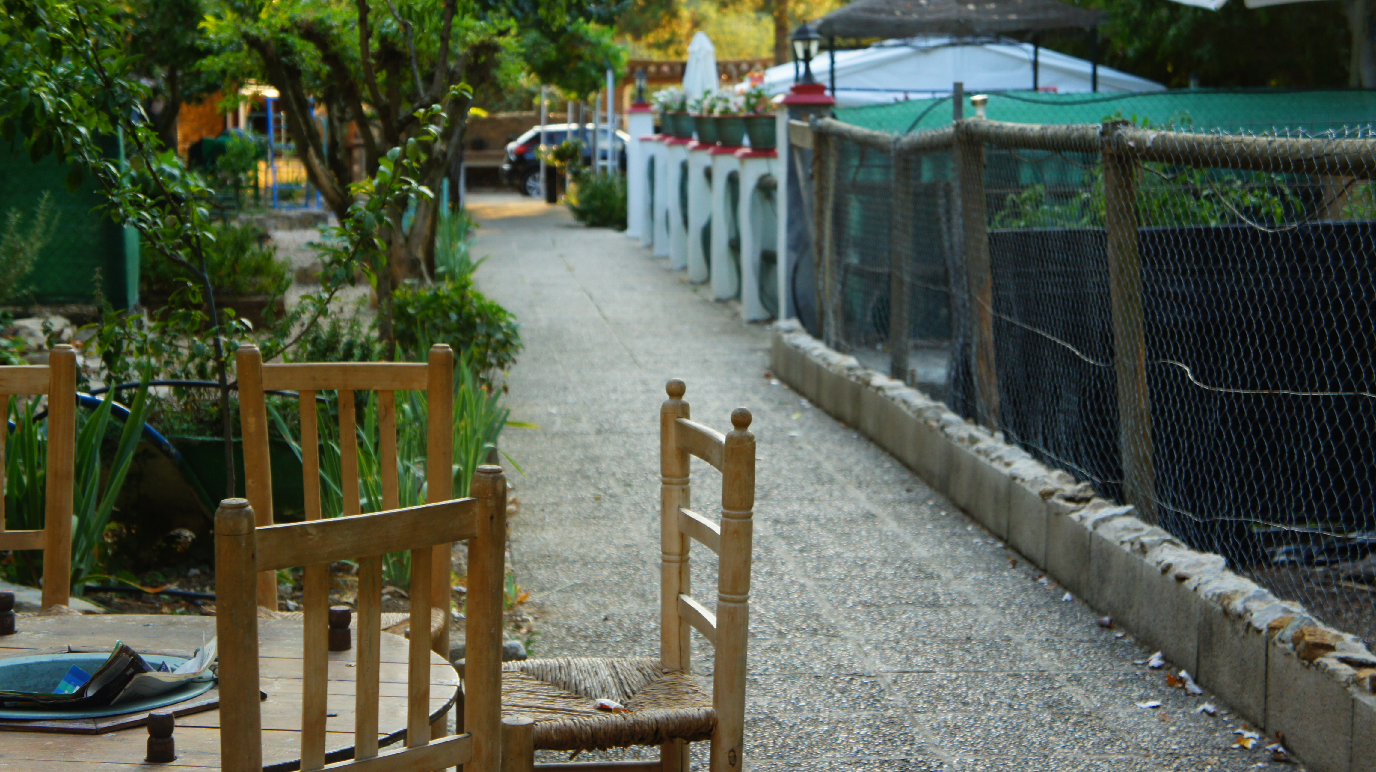Eventos El Sosiego — Patio con carpa